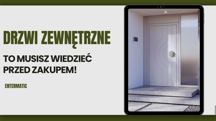Drzwi zewnętrzne aluminiowe