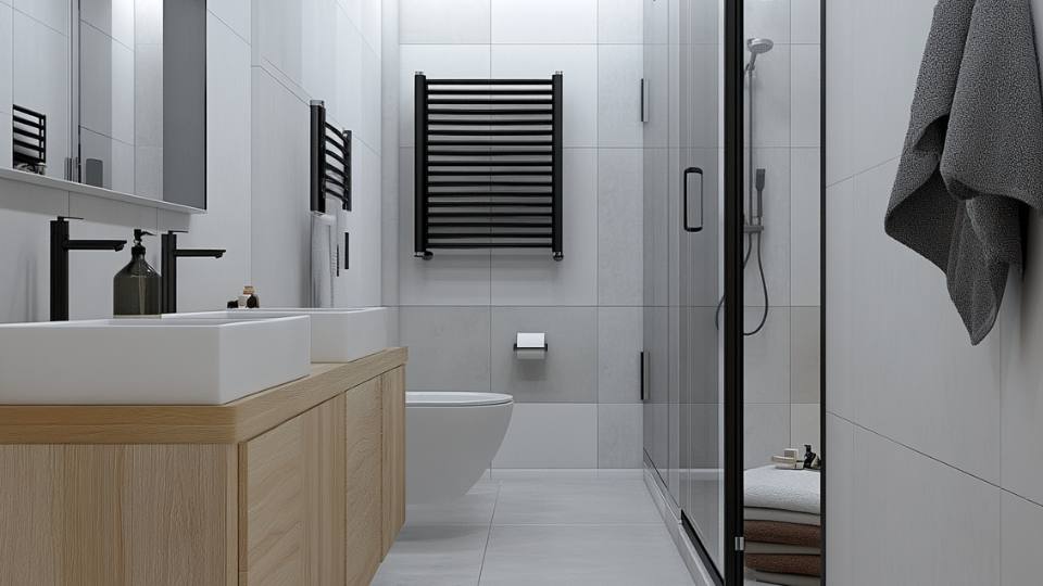 Mała łazienka z prysznicem