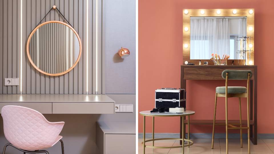 Krzesło do toaletki glamour 