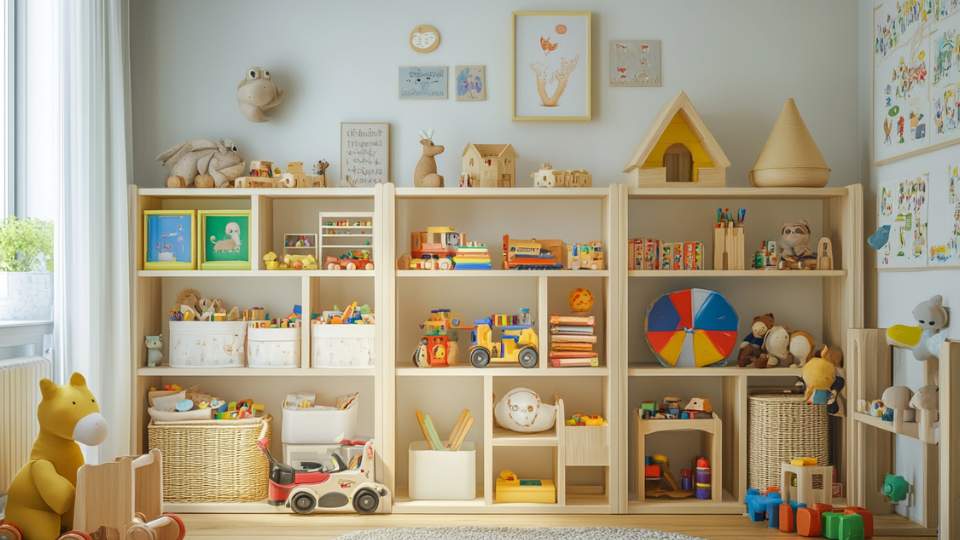 Regał na zabawki