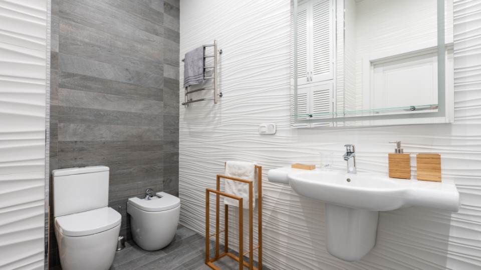 Łazienka z umywalką