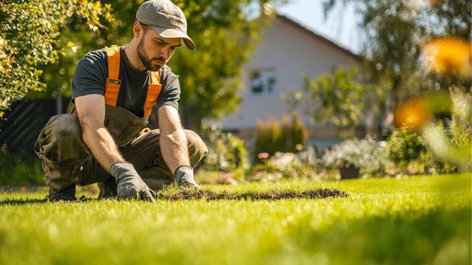 Wertykulacja trawnika po zimie 