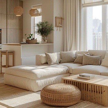 Funkcjonalne rozwiązania w salonie/fot. courtneysworld.co