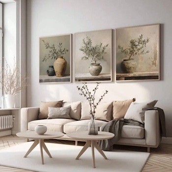 Salon urządzony w stylu skandynawskim/fot. shein.com