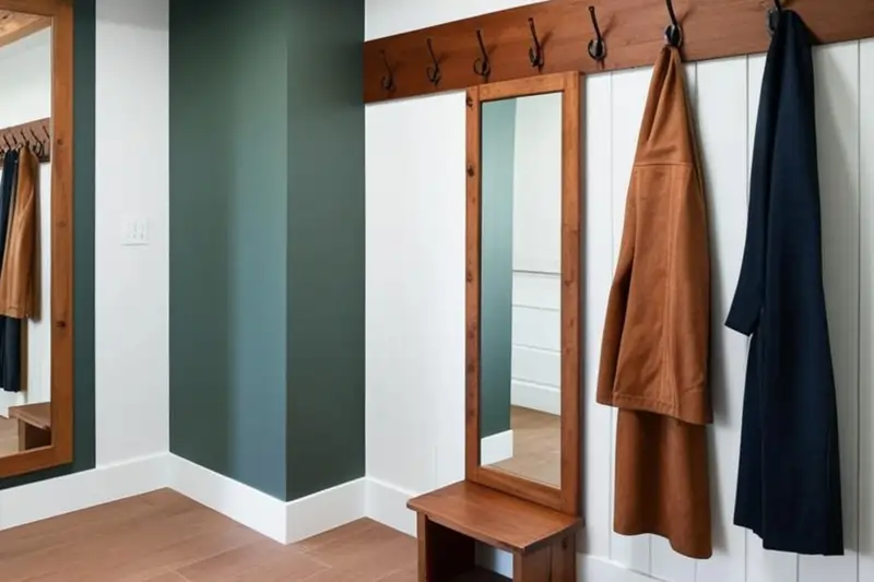 Mini-metamorfoza przedpokoju – przemalowanie ściany na inny kolor