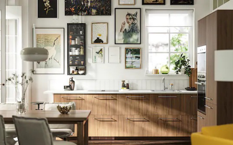 Jadalnia wyposażona w meble modułowe/fot. ikea.com