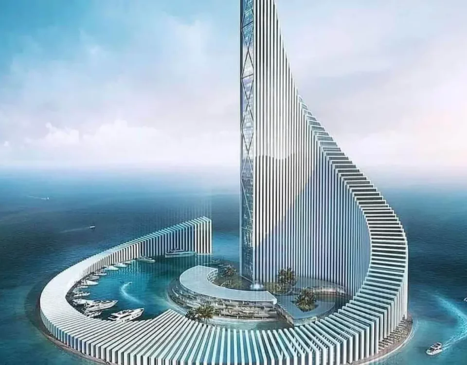 Zanzibar Domino Tower – projekt